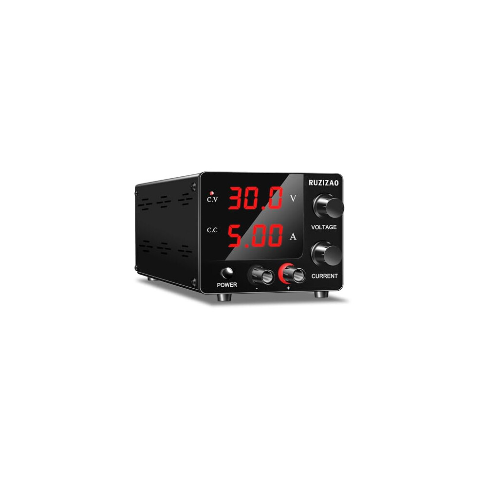 Photos - Other Hand Tools RÄZIZAO DC Mini Bench Power Supply: Adjustable Var 30V 5A, 3-Digits LED Display