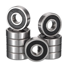 HiPicco 607-2RS Deep Groove Ball Bearings, ID 7mm x OD 19mm x Width 6mm Miniature Bearings, Double Rubber Sealed Ball Bearing Pre-Lubricated Chrome S