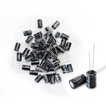 Innfeeltech 50 Pcs Electrolytic Capacitor 680uF 16V Aluminum Radial Electrolytic Capacitors