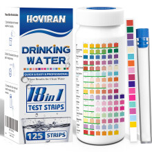18-in-1 Water Quality Test Strips, Water Testing Kits for Drinking Water,125 ct Home,Well Water Testing Kit for Lead, Water Hardness,Iron,Copper,Heav