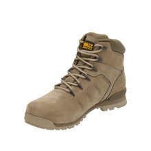 DEWALT Carlisle Men's Nubuck Leather, Steel Safety Toe, Lightweight Work Boot, Stone, UK7