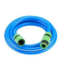 Meksular Food Grade Water Hose, 15 Meters, with Hose Connector Set, for Drinking Water, Caravan, Campervans and Motorhome, 12mm ID (1/2 Inches) x 16m