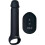 Zolo Vibrating Remote Control Penis Extender Black 8 Inch 1