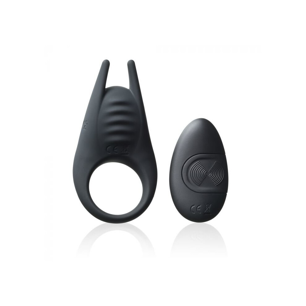 Lola Black Inty Toys Crave Vibrating Cock Ring With Remote Control