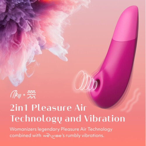 WOMANIZER - STIMULATEUR CLITORIAL AMÉLIORANT ROSE VIBRANT 2
