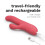 Le Wand Thrust Rechargeable Thrusting Rabbit Vibrator 6