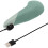 Womanizer Vibe Rechargeable Quiet Clitoral Vibrator Sage 12