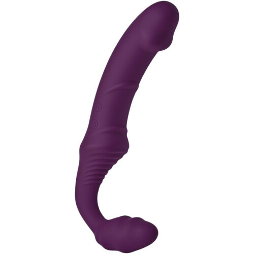 Dreamtoys Bold Storm Remote-Controlled Dual-Ended Strapless Strap-On Vibrator 1