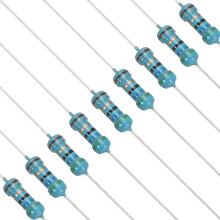 PATIKIL 56 Ohm Resistor, 120Pcs 1/4W(0.25Watt) Metal Film Fixed Resistor Kit 1% Tolerance Multiple Values of Resistance Optional for DIY Electronics