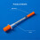 20 Pack 0.5ml Syringes with 32G(6mm) Tool , Multiple Uses Laboratory Accessories, Individually Sealed Packaging 2