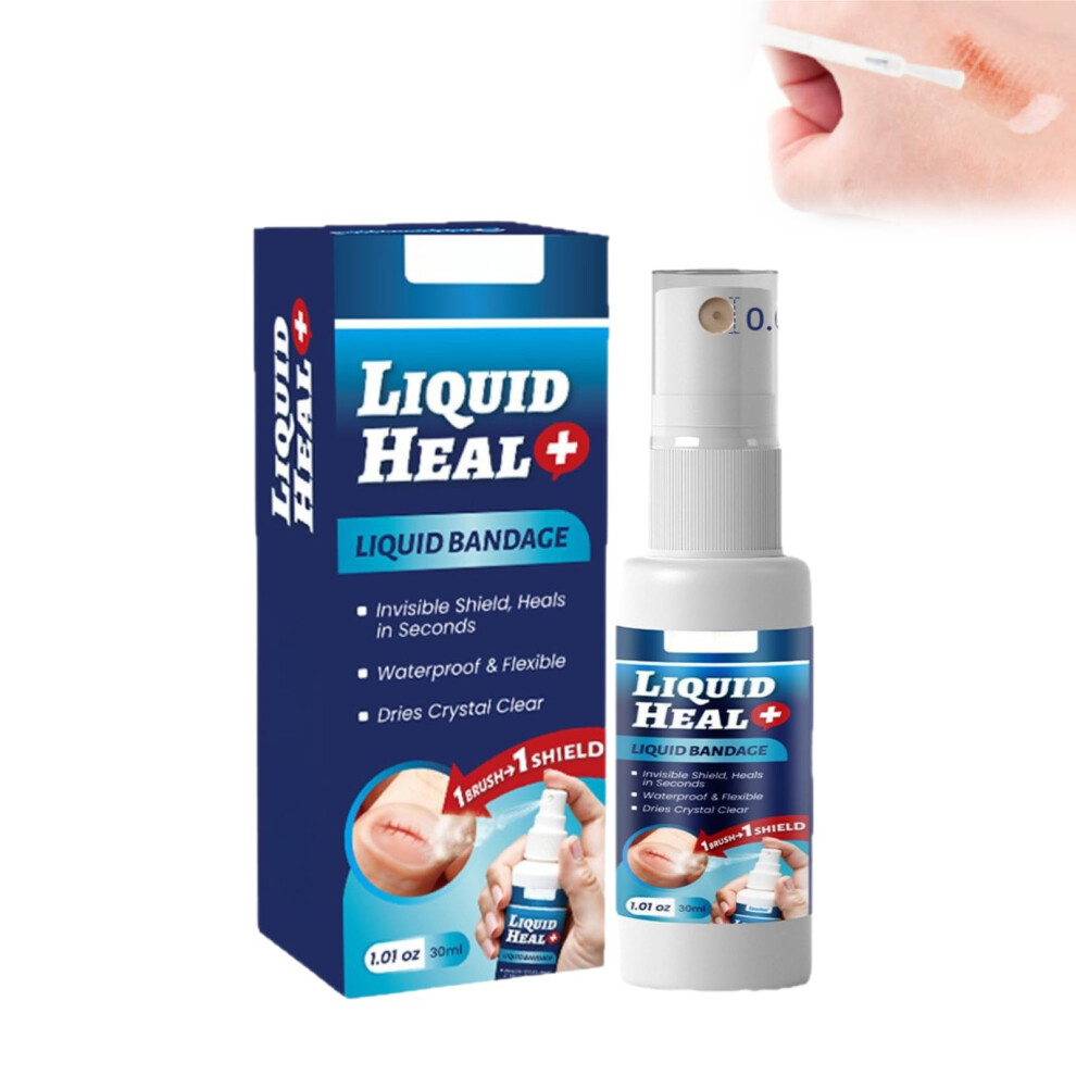 Epiregn Fast-Acting New Skin Liquid Plaster - Invisible Skin Glue For Wounds - Fast-Drying,Breathable,Waterproof Liquid Plaster For Wounds - Waterproof Pla-S