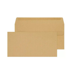 Blake Purely Everyday - Envelopes DL (110 x 220 mm) - 50 Pack - Thickness 80GSM Self Seal Envelopes - Manilla Envelope Brown - Office Stationery (118