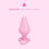 b-Vibe Butties b-Mine Silicone Heart Base Butt Plug 11