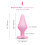 b-Vibe Butties b-Mine Silicone Heart Base Butt Plug 6