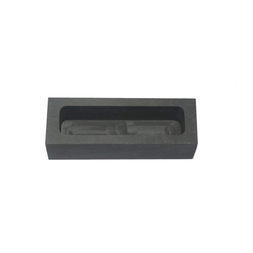 LLF Gold Silver Graphite Ingot Mold Mould Crucible for Melting Casting Refining (665g)
