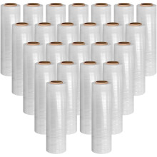 YUNJU Heavy Duty Strong Pallet/Stretch/Shrink Wrap Packaging Cling Film 17mu - 400mm x 250m 24 Cling Wrap Clear