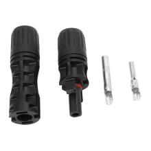 Solar Panel Connector 1500V MC4 Compatible Pair, Waterproof Male and Female Solar Wire for Outdoor Use