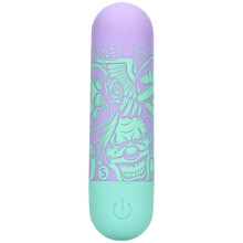 S-Line Lip Off Some Steam Rechargeable Bullet Vibrator Green & Purple