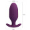 Pretty Love Jefferson Electro Stim App Controlled Vibrating Butt Plug 5