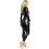 The Epic Wet Look Catsuit with Front Zipper 2