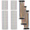 HUAREW Breadboard and Jumper Wires Kit Include 830 Tie Points Breadboard 400 Tie Points Breadboard Jumper Wire 1