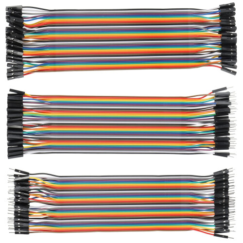 HUAREW Breadboard and Jumper Wires Kit Include 830 Tie Points Breadboard 400 Tie Points Breadboard Jumper Wire 2