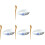 4Ensembles Ustensiles Bois, Cuillères Maison 4