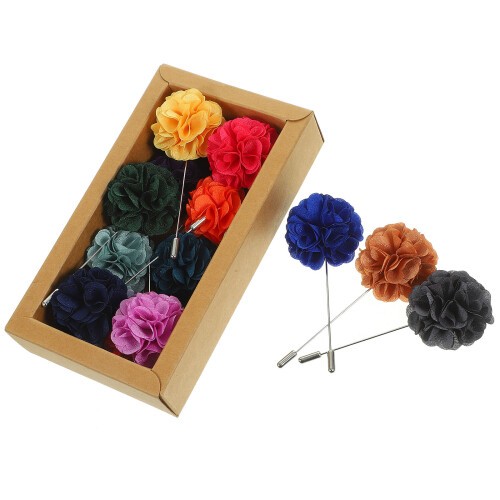 32Pièces Broche Costume Ornement Simple Coloré