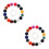 32Pièces Broche Costume Ornement Simple Coloré 3
