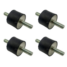 Rubber Bobbin Mounts M8-40x40 Anti-Vibration Isolator Mounts Air Compressor Pump Shock Absorber Cylindrical Damper Male I Male (M8 Thread x 23mm I -