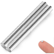 100 Mini Magnets - 100pcs 3X1mm, Neodymium Magnets Rare Earth Magnet - Tiny Thin magnets