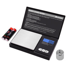 UNIWEIGH Digital Gram Scale,200g 0.01g/0.001oz Weight Scale Gram and Ounce,Electronic Smart Mini Pocket Scale with 100g Calibration Weight,for Grain,