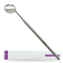 MJW Dental Mirror for Mouth with Handle Made of Stainless Steel for Teeth Cleaning, Oral Hygiene Inspection and Lash Extension Mirror Tool for Person