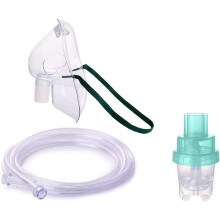 Wonder Care Nebuliser Kit with Nebulizer Mask Inhaler for Children Pharmaceutical Grade Accessories Soft Tubing Vaporizer Cup for Children (Pack of 2