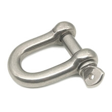 D Ring Shackle Lock-M18/0.71", 304 Stainless Steel D Ring for Heavy Duty Construction, Rigging, Vehicle Recovery, Hauling, Tie Downs, Hanging-1 Pcs