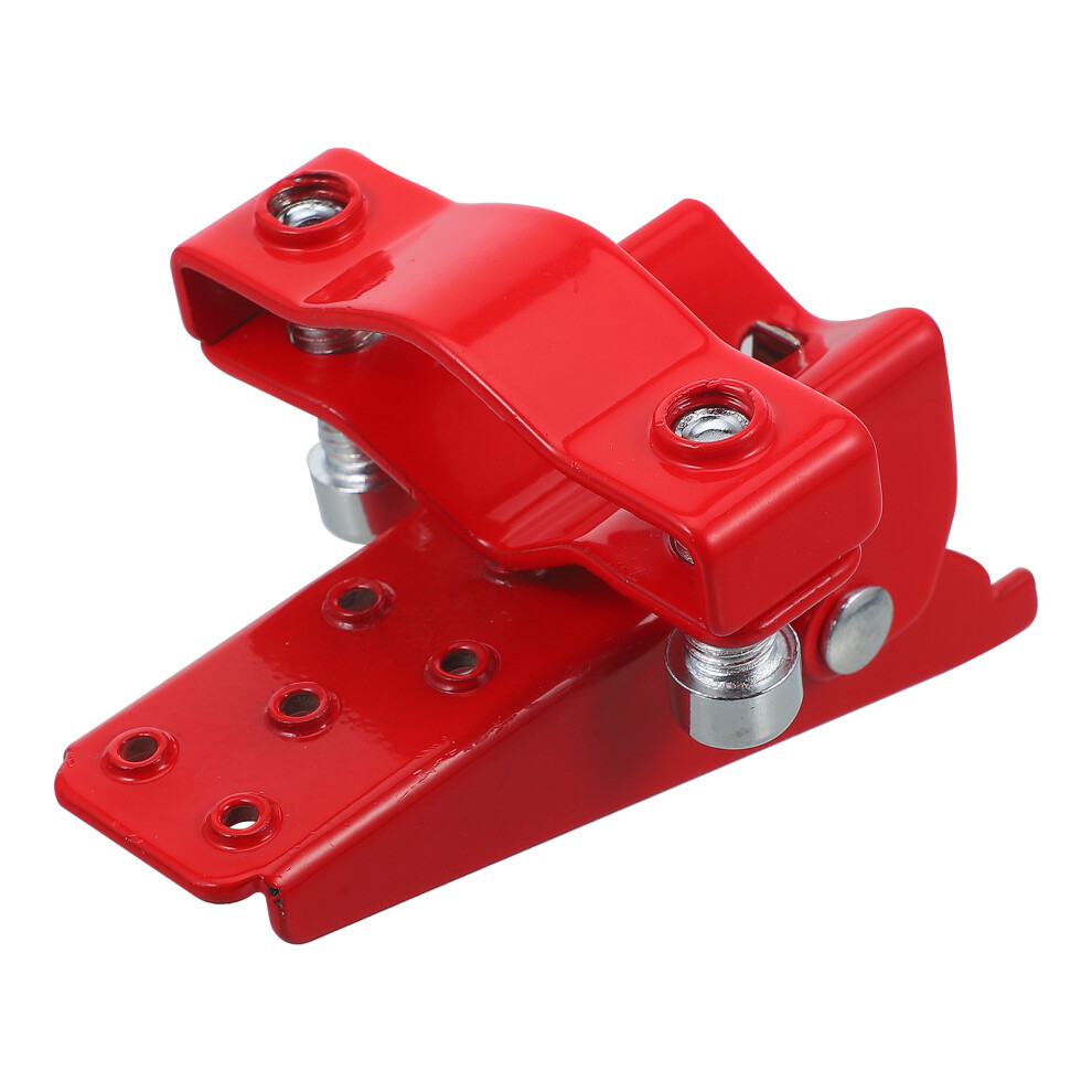 4Pcs Motorcycle Foot Pegs Iron Rear Footrest Pedals For Motorbike Red 3631600174753
