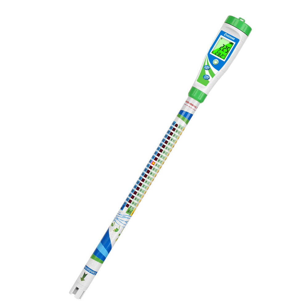 Uiuzmar Light Ec Truncheon Nutrient Tester, Digital Hydroponics Conductivity Nutrient Meter Wand Ec Ppm Tds (Ppm500/Ppm700) Cf Tester With Indicator