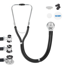 SCIAN Stethoscope Sprague Rappaport for Doctors, Nurses, School Students, and Home Use, Multi-fuctional Cardiology Stethoscope Dual Head with Adult,