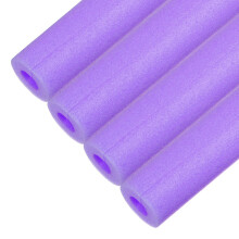 M METERXITY 4-Pack Pipe Insulation Tube, 17 x 2.4(L x OD) Foam Pipe Covers, Pre-Slit Clamp for Padding/Bumper Corner Edge Protection/Handle Water Pip