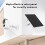5W Solar Panel for Security Camera, Solar Panel for DC 5V Outdoor Rechargeable Battery Camera, Solar Charger for Camera with Micro USB Port, USB-C Ad 6