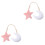 2Pièces Suspension Étoile Décorative Pour Berceau 3