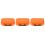 3Pièces Coffret Leurres Étanche Orange Pour 6