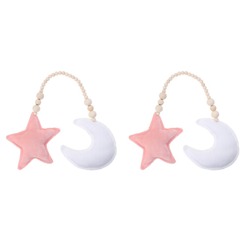 2Pièces Suspension Étoile Décorative Pour Berceau 1