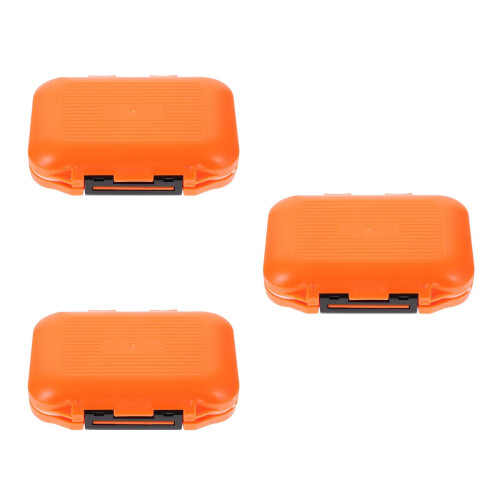 3Pièces Coffret Leurres Étanche Orange Pour 1