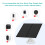 5W Solar Panel for Security Camera, Solar Panel for DC 5V Outdoor Rechargeable Battery Camera, Solar Charger for Camera with Micro USB Port, USB-C Ad 3
