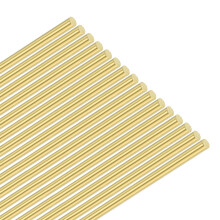 M METERXITY 16-Pack Brass Rod, 2mmx200mm H65 Solid Brass Round Rods for Knife Handle Pins Material Knife Making Supplies/Shaft Pins Crafts/Model DIY,