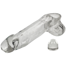Oxballs Daddy Cocksheath Penis Extender & Ball Stretcher Clear