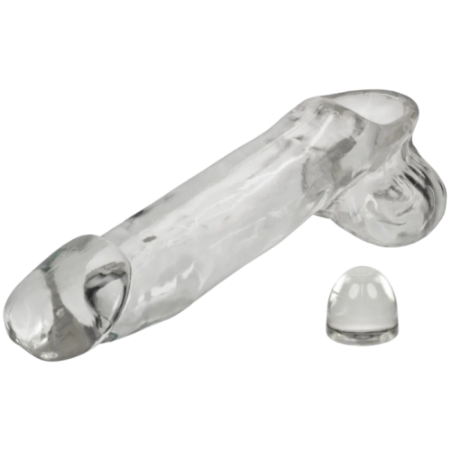 Oxballs Daddy Cocksheath Penis Extender & Ball Stretcher Clear