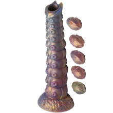 Creature Cocks Deep Invader Tentacle Ovipositor Silicone Dildo with Eggs 11.5 Inch