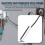 Innfeeltech 5 Pcs Waterproof Digital Thermal Temperature Sensor Probe 2M NTC 100K Ohm 3950 1% 4